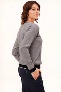 Pullover UVR Berlin, Style:MIKAINA, Farbe: schwarz-weiß *New in*